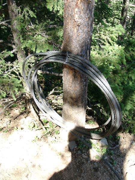 Drahtseilbefestigung