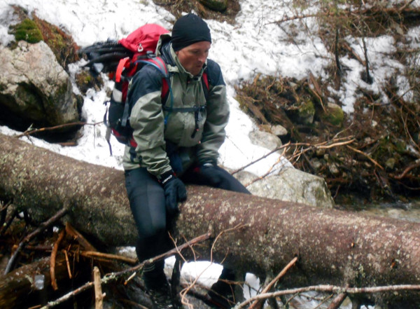 Bachüberquerung auf alternative Art